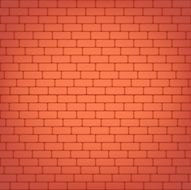 Vector red brick wall seamless background N2