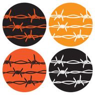 symbol barbed wire