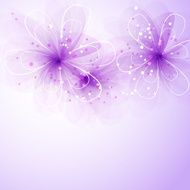 Vector background with flowers N8