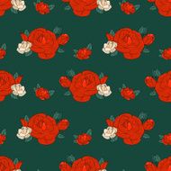 Seamless pattern with roses N56