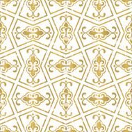 Seamless geometric tiling pattern