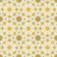 Seamless geometric tiling pattern N5