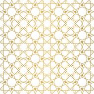 Seamless geometric tiling pattern N7