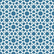 Seamless geometric tiling pattern N8