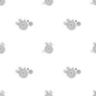Seamless texture with asters N15