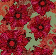 Seamless pattern with flowers N65
