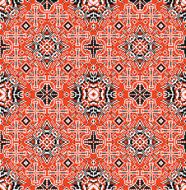 Traditional national embroidered seamless pattern Abstract vector texture N5