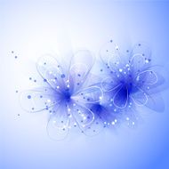 Vector background with flowers N9