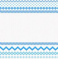seamless blue and white knitted background N4