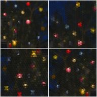 Night lights in the city Collection of abstract multicolored backgrounds N2