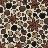 seamless background with different spices N2