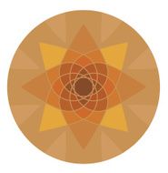 Geometric season badge