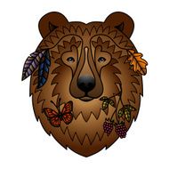 Bear color tattoo