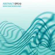 Abstract background with aqua wave Vector
