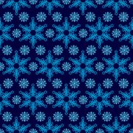 Pattern from snowflakes N2