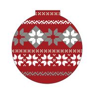 ball with nordic pattern