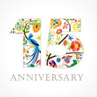 anniversary 15 ethnic numbers