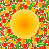 Vegetarian background Healthy lifestyle N3
