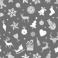 Seamless Christmas pattern N44