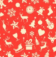 Seamless Christmas pattern N45