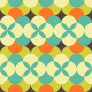 abstract retro geometric pattern N6