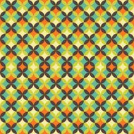 abstract retro geometric pattern N7