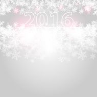 Abstract grey Christmas background with snowflakes
