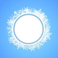 Snow fall Holiday winter theme background