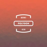 Polygon Vector Background N193