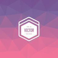 Polygon Vector Background N248