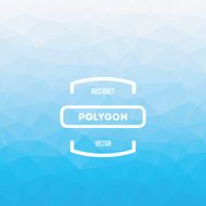 Polygon Vector Background N250