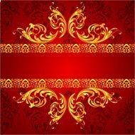 classical floral background N2