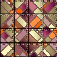 Patchwork in geometric style