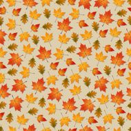 Autumn leaves seamless pattern N26