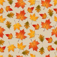 Autumn leaves seamless pattern N27