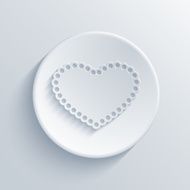 Vector modern light circle icon N8