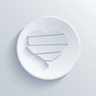 Vector modern light circle icon N12