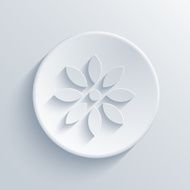 Vector modern light circle icon N14