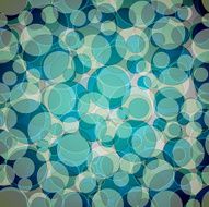 colorful background made of transparent circles