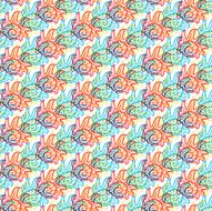Seamless colorful background with abstract pattern N2