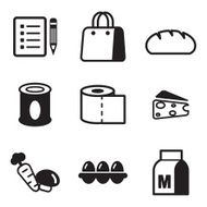 Grocery List Icons