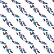 Seamless pattern with feathers N26