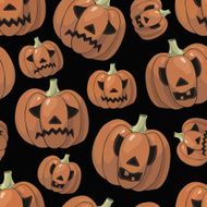 Halloween background with pumpkins N5