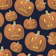 Halloween background with pumpkins N7