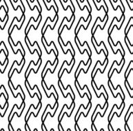 Black and white geometric seamless pattern modern stylish N17