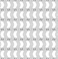 Black and white geometric seamless pattern modern stylish N19