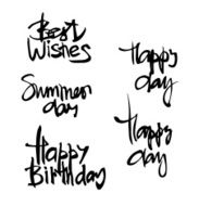Calligraphic inscriptions