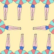 Vector pattern womens