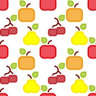 Square fruit pattern