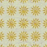 Small sun patterns on beige liquid surface